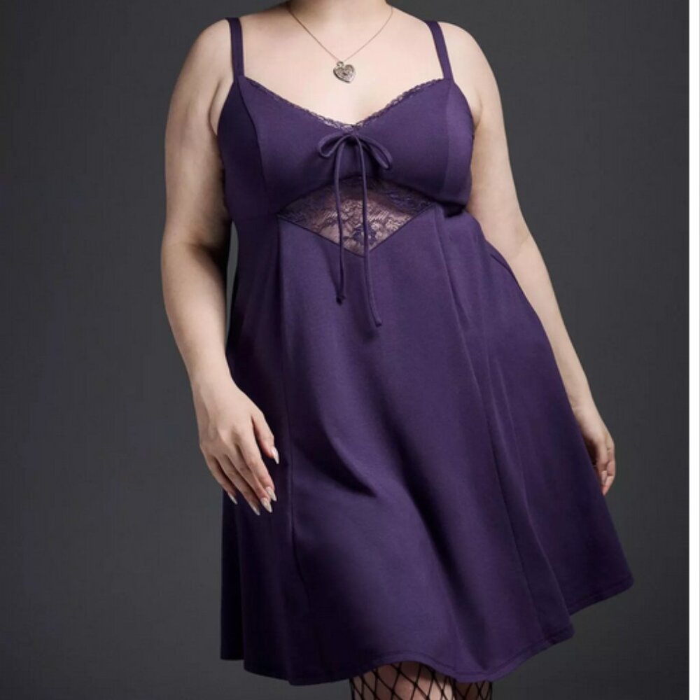 NWT Torrid Nightfall Cami Mini Dress 3x 3 22 24
